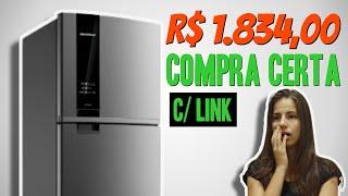 Geladeira Brastemp BRM45HK 375 Litros Inox  Site CompraCerta [upl. by Aratal313]