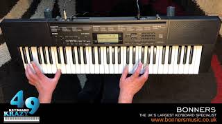 Casio CTK3500 Keyboard  400 Sounds Part 22 [upl. by Tnecillim]