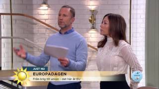 Vilka är EUs fördelar och nackdelar Marcus förklarar  Nyhetsmorgon TV4 [upl. by Norret158]