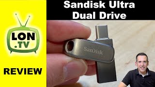 Sandisk Ultra Dual Drive USBC and USBA Flash Drive Review  Memory Zone app overview [upl. by Moshell957]