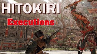 For Honor  Hitokiri Executions [upl. by Susej]