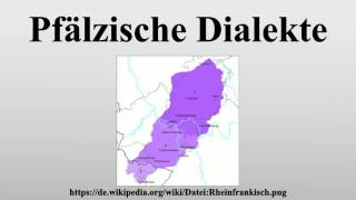 Pfälzische Dialekte [upl. by Joanna]