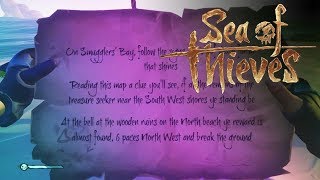 Find the Remains of the Treasure Seeker Near the South West Shores  Smugglers Bay  SEA OF THIEVES [upl. by Zile]