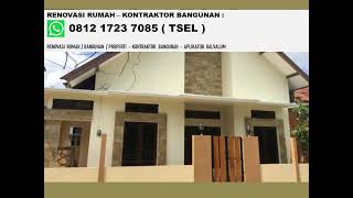 WA0812 1723 7085 Kontraktor Rumah Surabaya [upl. by Bea]