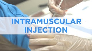 How To Perform an Intramuscular Injection [upl. by Crispas266]