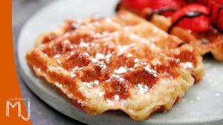 Gofres de Lieja  Waffles [upl. by Amilah]