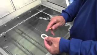 Ultrasonic cleaning demonstration [upl. by Ainek]