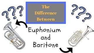 Differences between a Baritone and a Euphonium [upl. by Ahsilahs944]