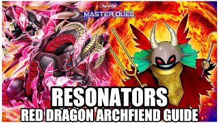 MASTER DUEL  RESONATORS  RED DRAGON ARCHFIEND  ROAD TO MASTER RANK by GoodVibes [upl. by Lihp]