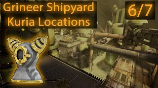 Grineer Shipyard Kuria Locations  Codex Entry 67  Warframe 2021 [upl. by Elberfeld668]