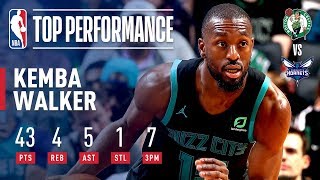 Kemba Walker Follows Up His 60 Point Performance with 43 POINTS  November 19 2018 [upl. by Aciraa]