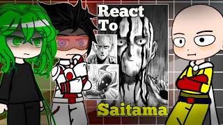 Class S React to Saitama  One Punch Man Reaction OPM [upl. by Werdma298]