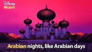 Arabian Nights  Aladdin Lyric Video  DISNEY SINGALONGS [upl. by Ahsenad]