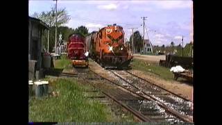 Maine Coast ALCO RS11 367 on a freight Hardings to RocklandME 05261992 [upl. by Adneral]