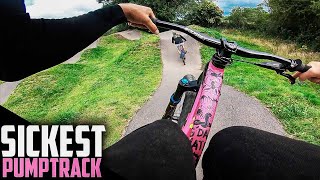 RIDING THE PERFECT PUMP TRACK AND TRYING NEW MTB SPOTS [upl. by Tem777]