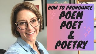 Learn to Pronounce POEM POET POETRY  American English Pronunciation Lesson learnenglish [upl. by Belicia]