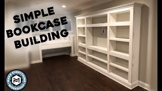 Building A Simple Book Case Woodworking How To [upl. by Yruam]