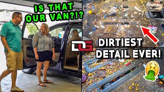 Deep Cleaning The NASTIEST Vehicle Ive Ever Seen  Insane 18 hour Detailing Transformation [upl. by Yasdnyl552]