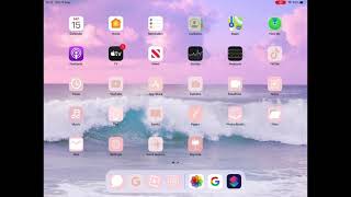 How to change the colour of your app icons on an IPad [upl. by Nnylirak712]