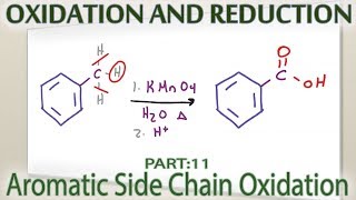 Aromatic Side Chain Oxidation to Carboxylic Acid [upl. by Anirac7]