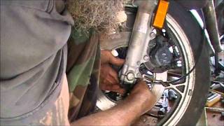 Installing  replacing your Suzuki Speedometer cable [upl. by Erusaert379]