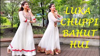 Luka Chuppi Bahut Hui  Dance Cover  Semi Classical  Indian dance Mayukas Choreography [upl. by Ahsiuqal442]