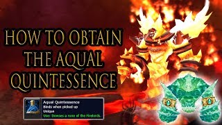 How to Summon Ragnaros  Aqual Quintessence  Classic WoW [upl. by Mechling]