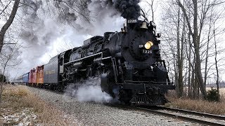 Pere Marquette 1225 Steam Train [upl. by Ruffi308]